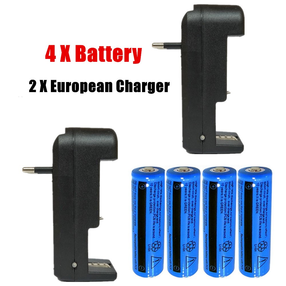 Ładowarka do baterii 18650 Li-ion 3.7V 3000mAh 2-pak Ładowarka do baterii 18650 Li-ion 3.7V 3000mAh 2-pak