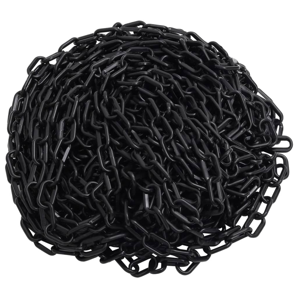 łańcuch barierowy 30 m czarny 4 mm łańcuch barierowy 30 m czarny 4 mm