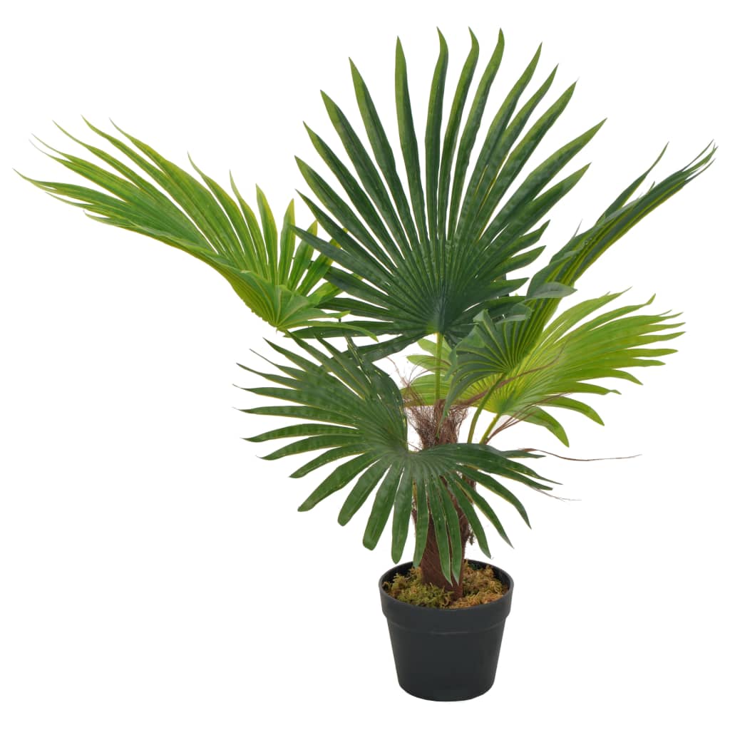 Sztuczna palma z doniczką 70 cm zielona