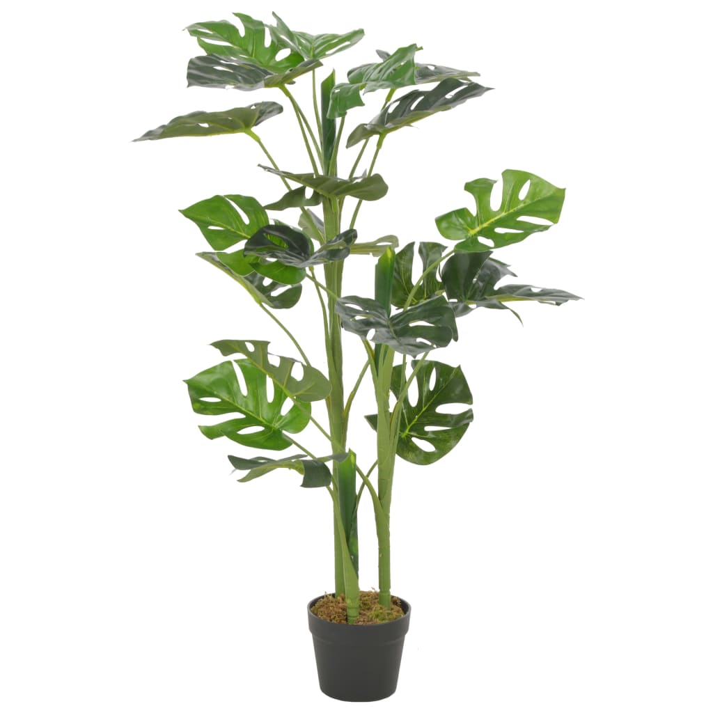 Sztuczna roślina monstera w doniczce zielona 100 cm Sztuczna roślina monstera w doniczce zielona 100 cm