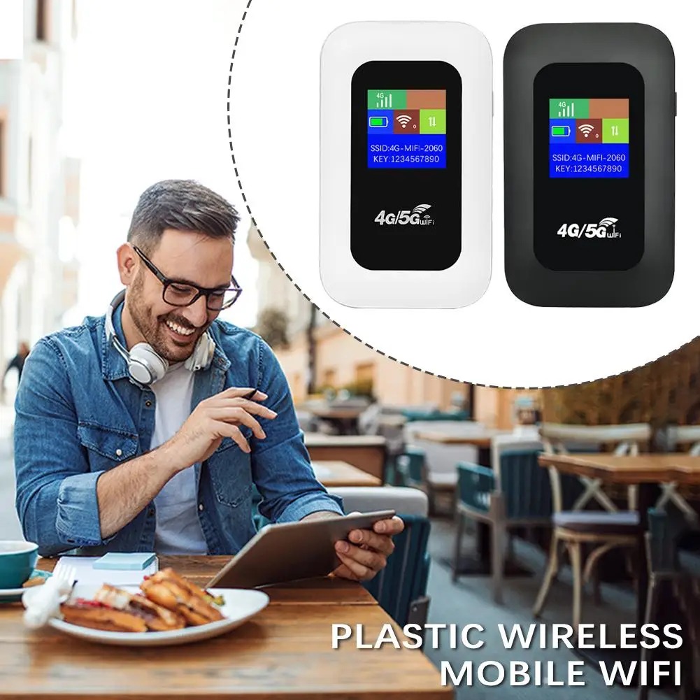 Router mobilny 4G LTE 150 Mbit/s czarny i biały Router mobilny 4G LTE 150 Mbit/s czarny i biały