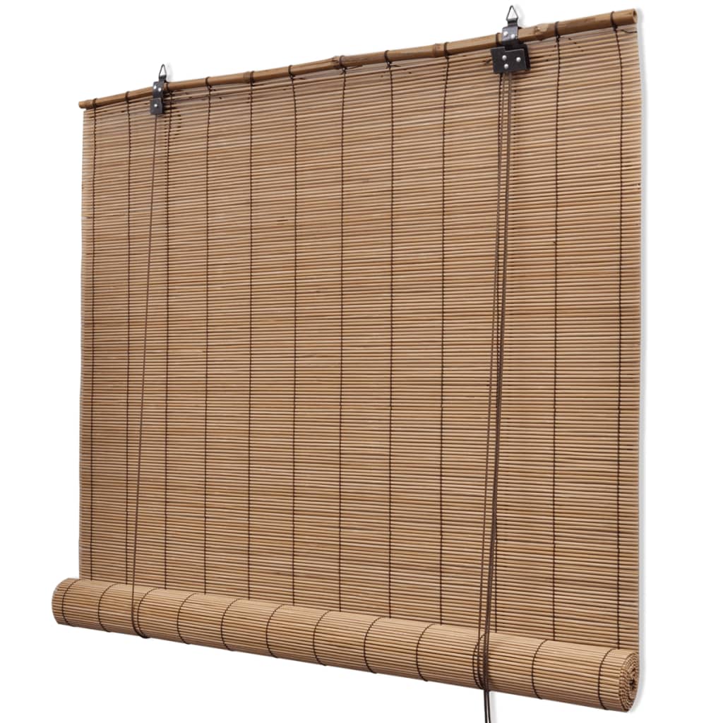 Roleta z naturalnego bambusa brązowa 80×160 cm Roleta z naturalnego bambusa brązowa 80×160 cm