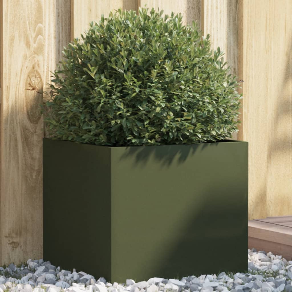 donice stalowe corten zielone 49x 2 szt. donice stalowe corten zielone 49x 2 szt.