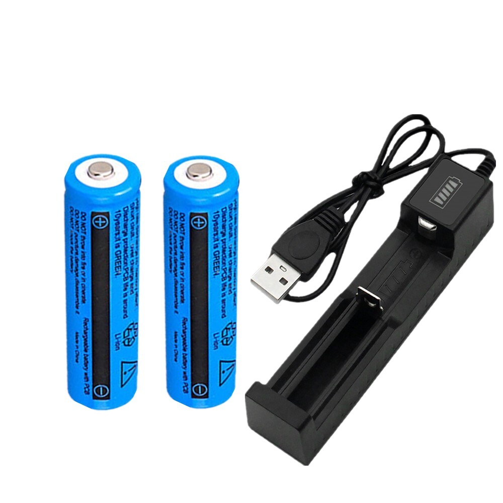 Akumulator 18650 Li-ion 3000mAh 3.7V z ładowarką USB Akumulator 18650 Li-ion 3000mAh 3.7V z ładowarką USB