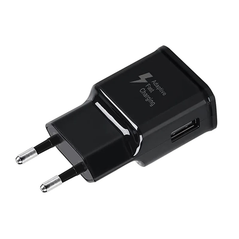 Adapter podróżny 9V 1.67A czarny 15W szybkie ładowanie