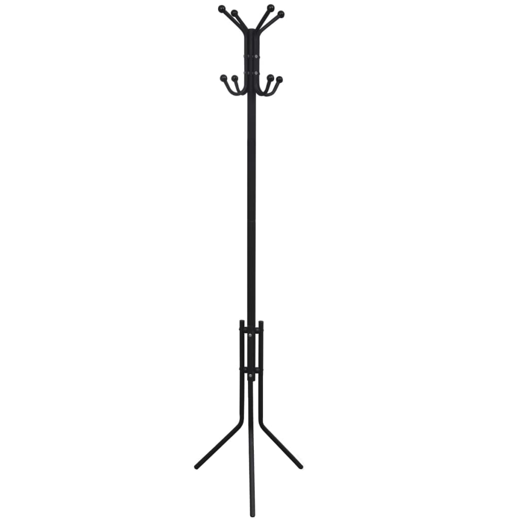 Wieszak na ubrania czarny, metalowy, stylowy Wieszak na ubrania czarny, metalowy, stylowy