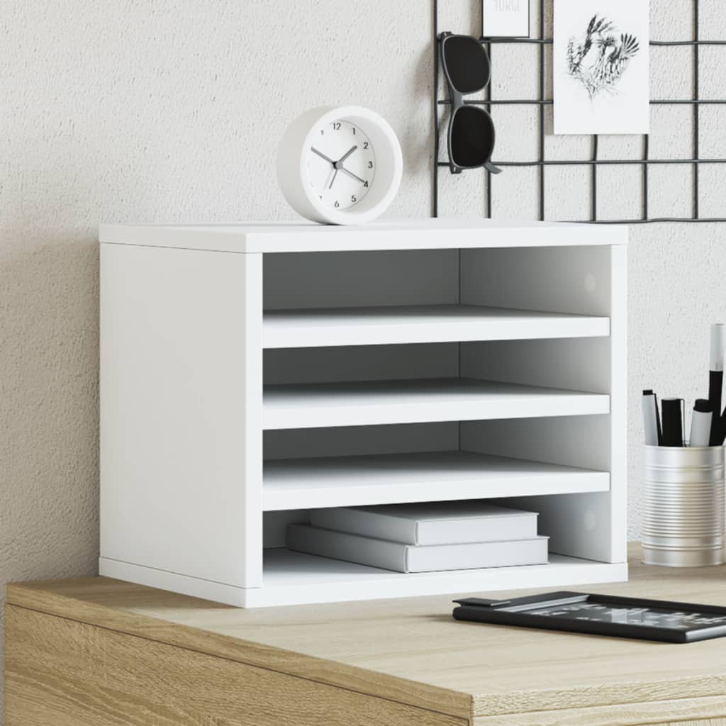 Organizer biurkowy 36x26x29,5 cm z drewna Sonoma dąb