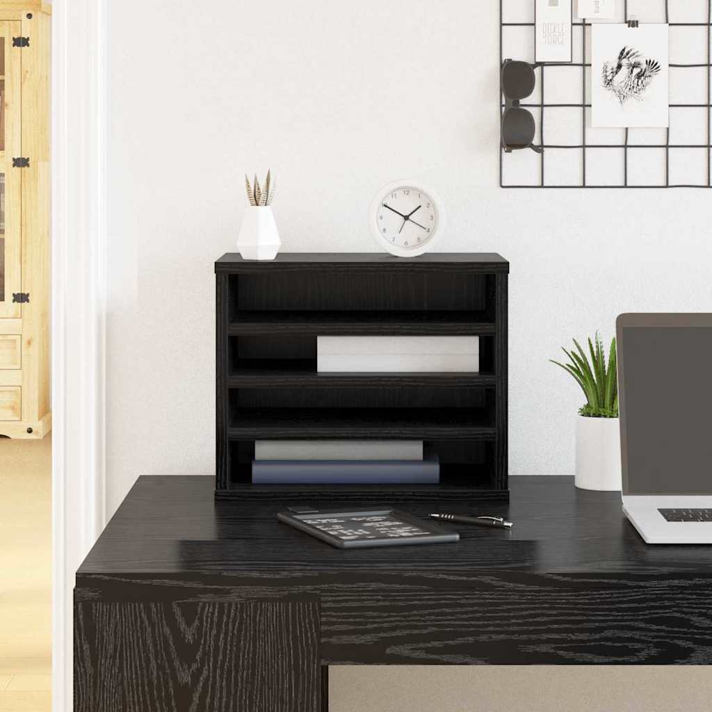 Organizer na biurko 36x26x29,5 cm materiał drewnopochodny dąb sonoma