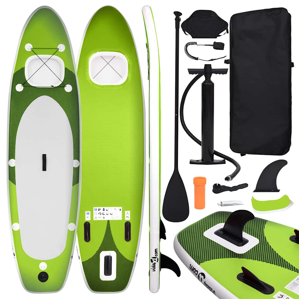Deska SUP Inflatable 300x w kolorze zielonym, 330 x 76 x 10 cm