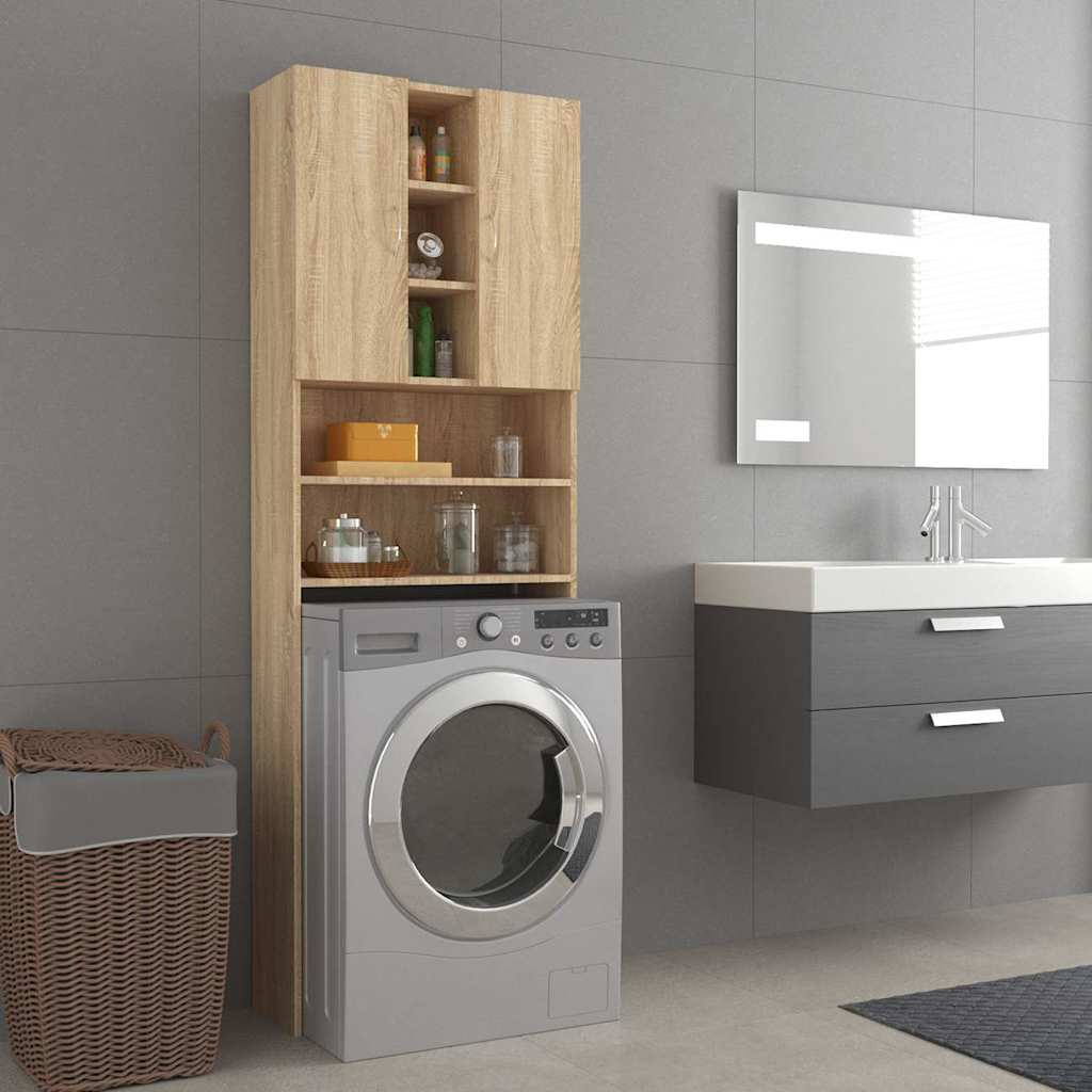 szafka na pralkę dąb sonoma szara 64×25 szafka na pralkę dąb sonoma szara 64×25