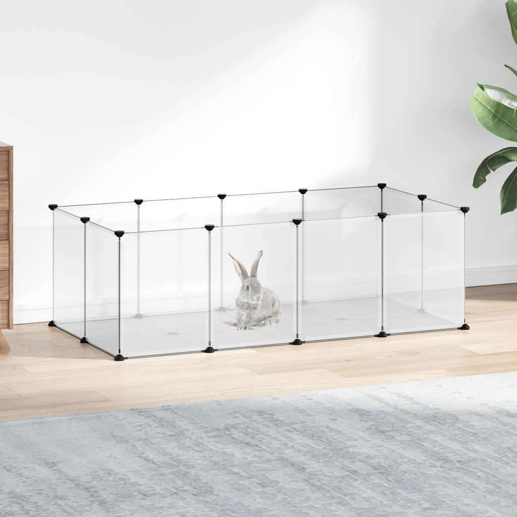 klatka dla małych zwierząt 144x74x46,5 cm przezroczysta