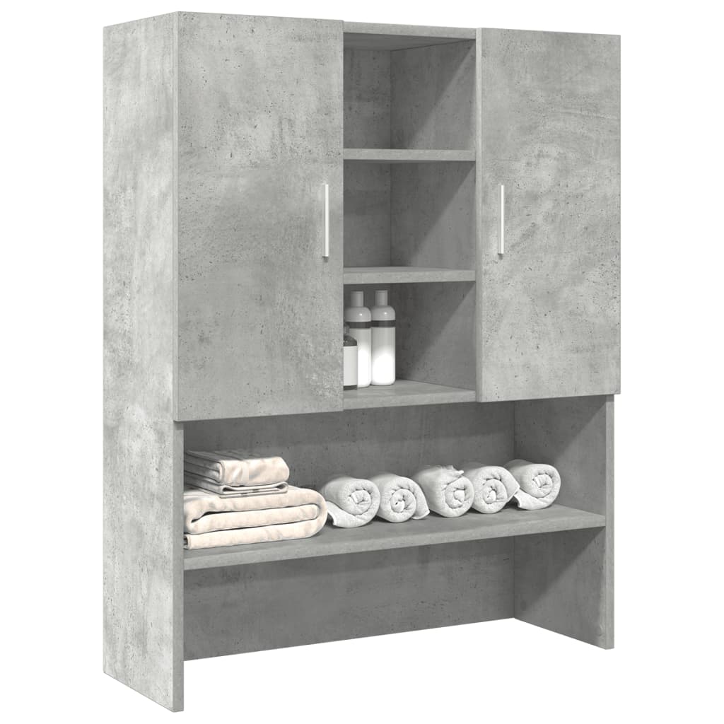 szafka na pralkę, szary beton, 70,5×25,5×90 cm szafka na pralkę, szary beton, 70,5×25,5×90 cm
