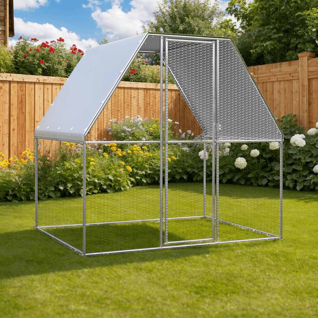 Klatka dla kur 2x2x2 m ocynkowana