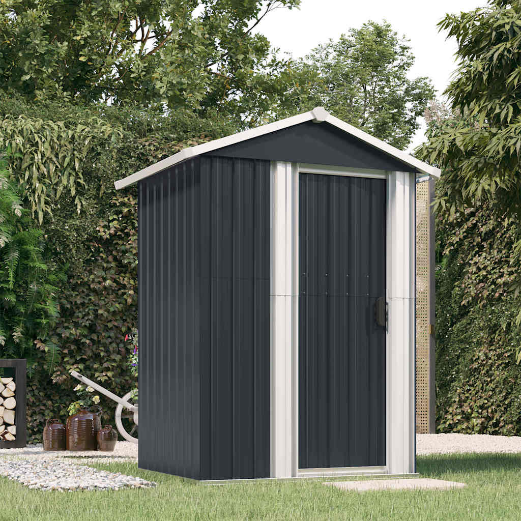 szopa ogrodowa 126×97 stal ocynkowana antracytowa szopa ogrodowa 126×97 stal ocynkowana antracytowa