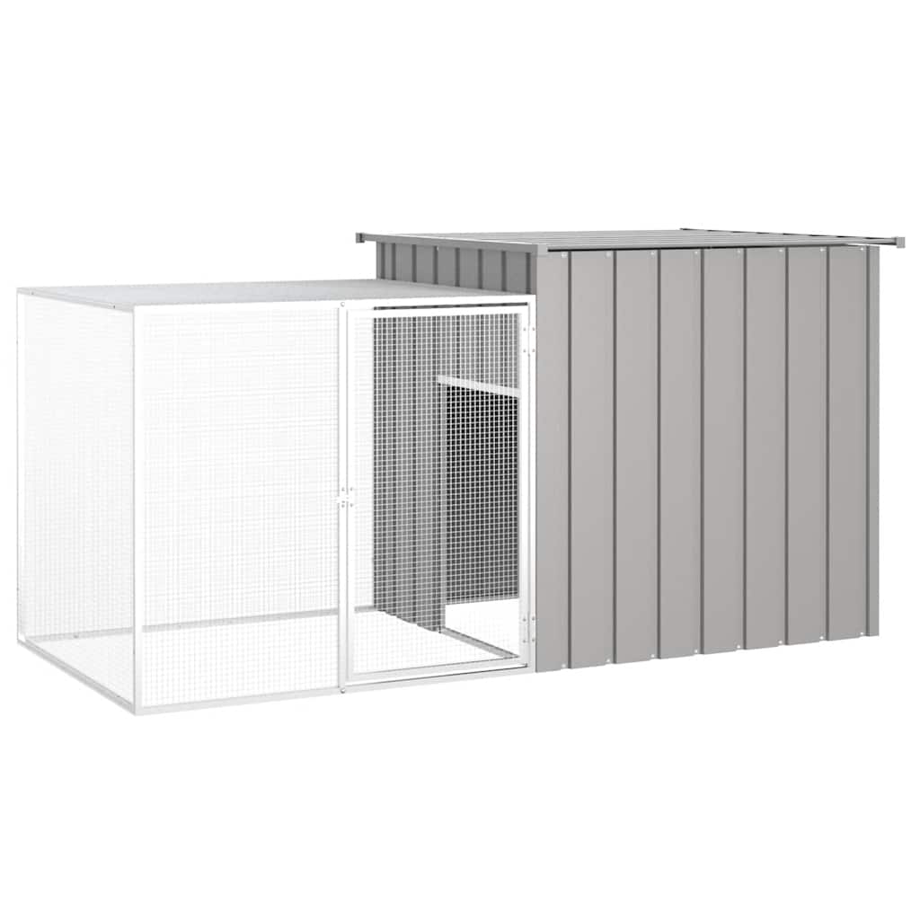 Klatka dla kur antracytowa 200x ocynkowana 200x91x100 cm