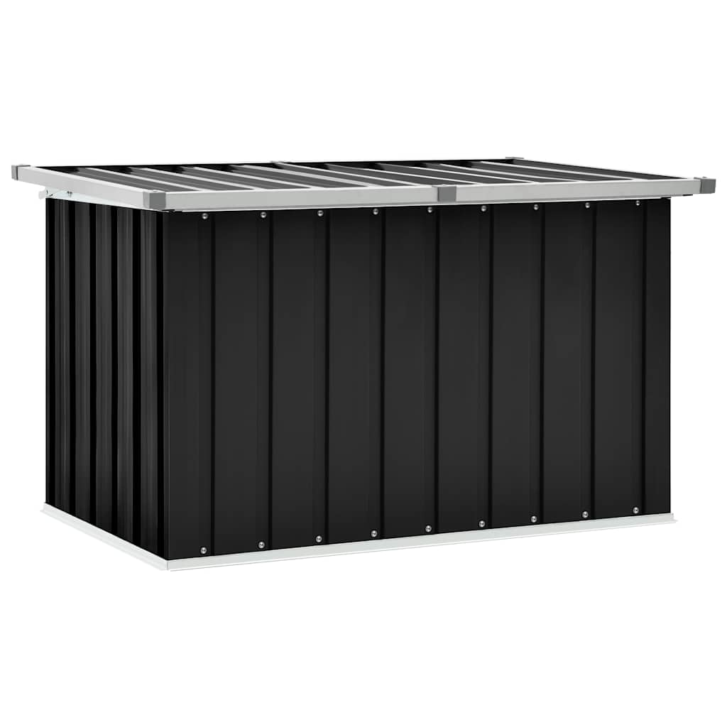 Skrzynia ogrodowa 129x67x65 cm antracytowa