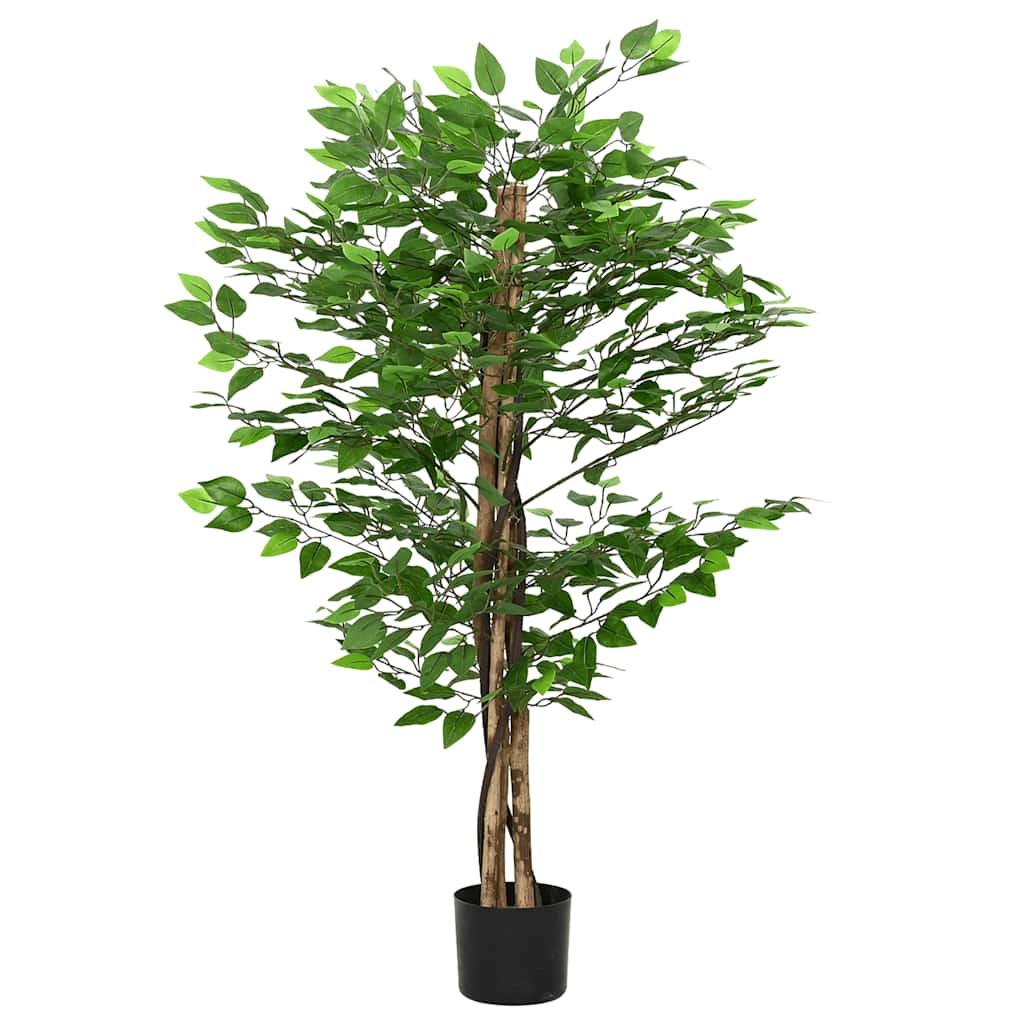 Sztuczny drzewo fikusa 120 cm, 788 liści, zielony