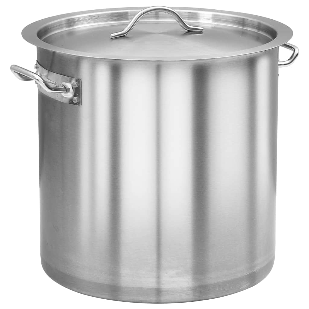 Garnek stalowy 35L, 36×36 cm, do gotowania