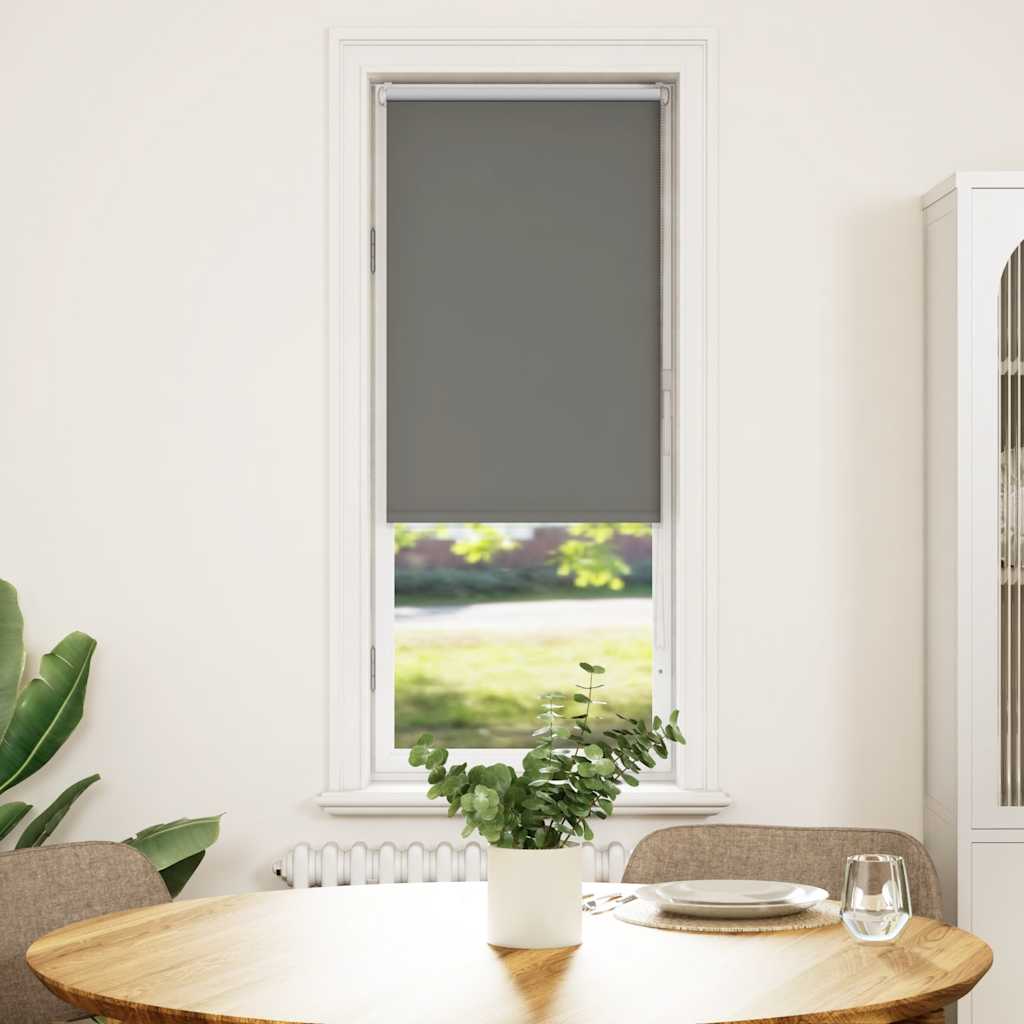 roleta blackout szara 130 cm x 45.7 cm