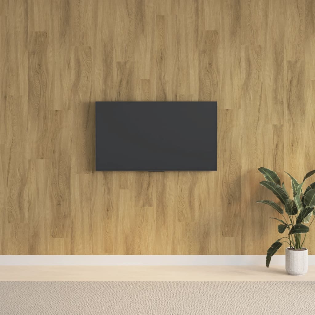 panele ścienne PVC w wyglądzie drewna dąb 2.06 m² panele ścienne PVC w wyglądzie drewna dąb 2.06 m²