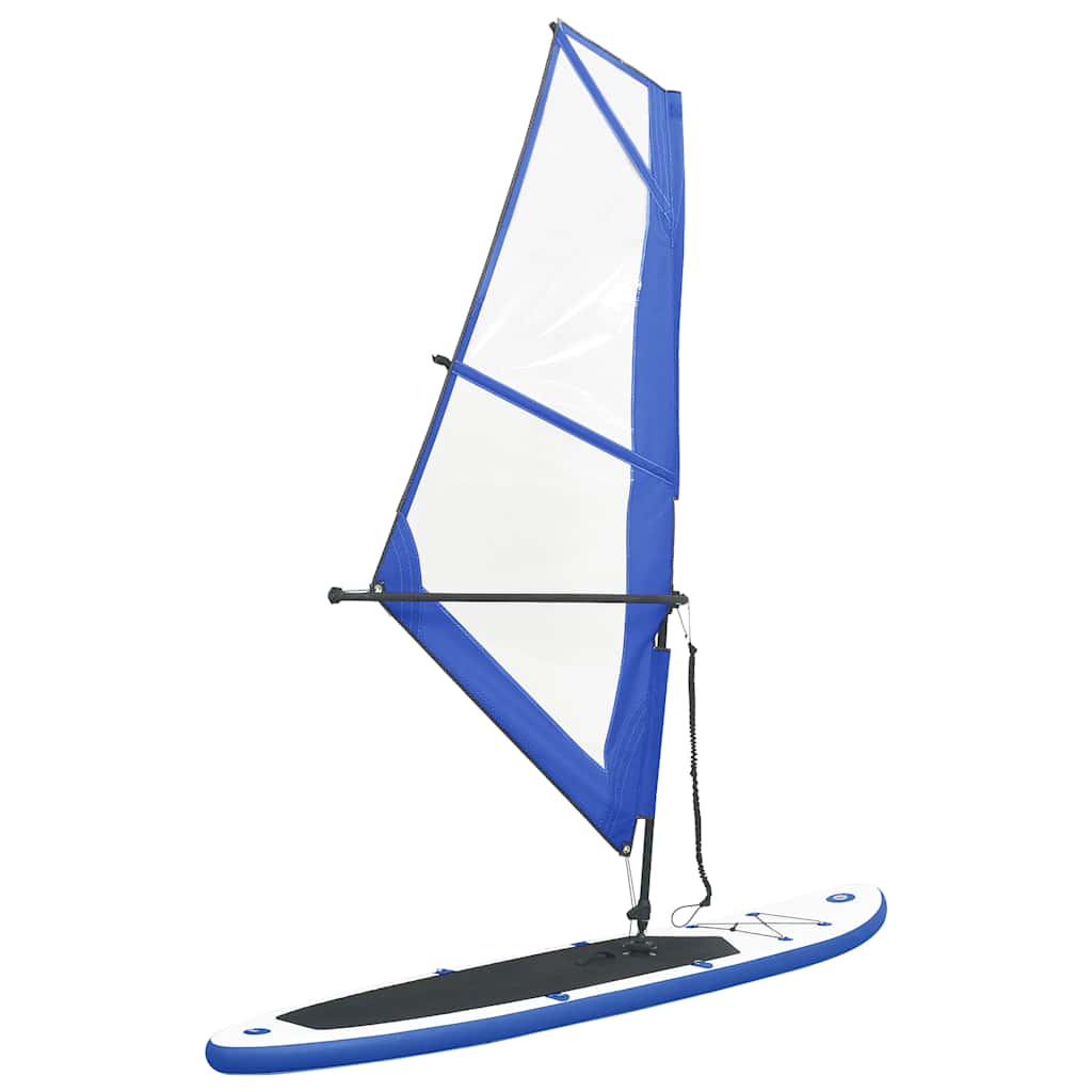 Deska SUP nadmuchiwana z zestawem żagli niebieska 330 x 72 x 10 cm Deska SUP nadmuchiwana z zestawem żagli niebieska 330 x 72 x 10 cm
