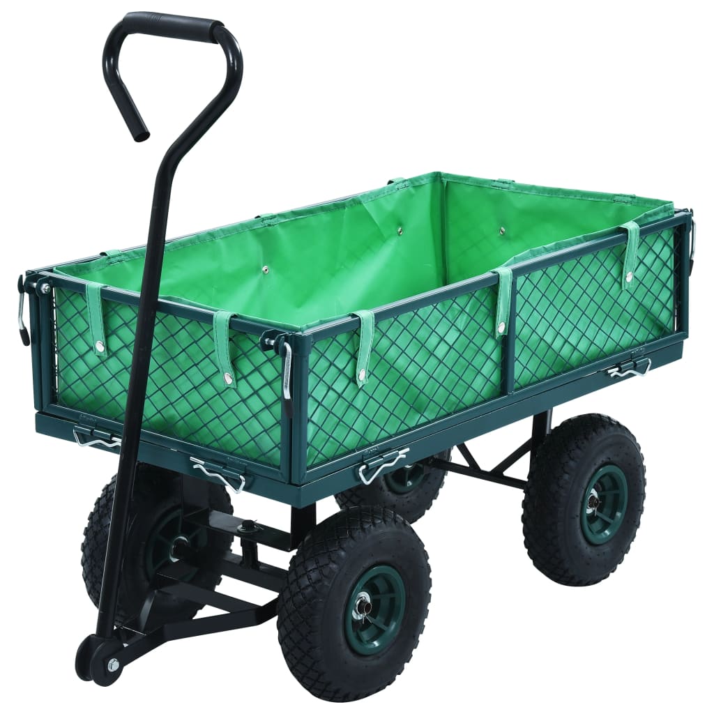 wózek ogrodowy zielony 250 kg