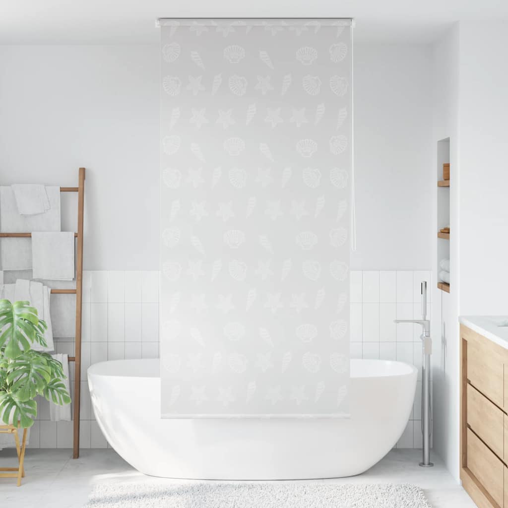 roleta prysznicowa 100 x 240 cm w kolorze gwiazdek
