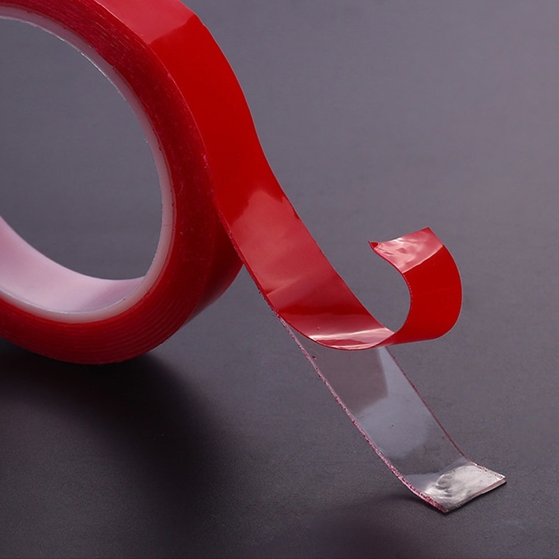 Taśma dwustronna samoprzylepna akrylowa montażowa transparentna mocna 6mm x 3m Taśma dwustronna samoprzylepna akrylowa montażowa transparentna mocna 6mm x 3m