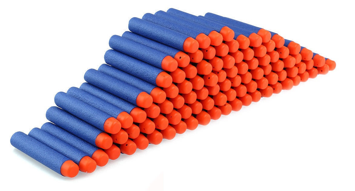 Strzałki naboje do wyrzutni pistoletu piankowe 10 sztuk 7,2cm