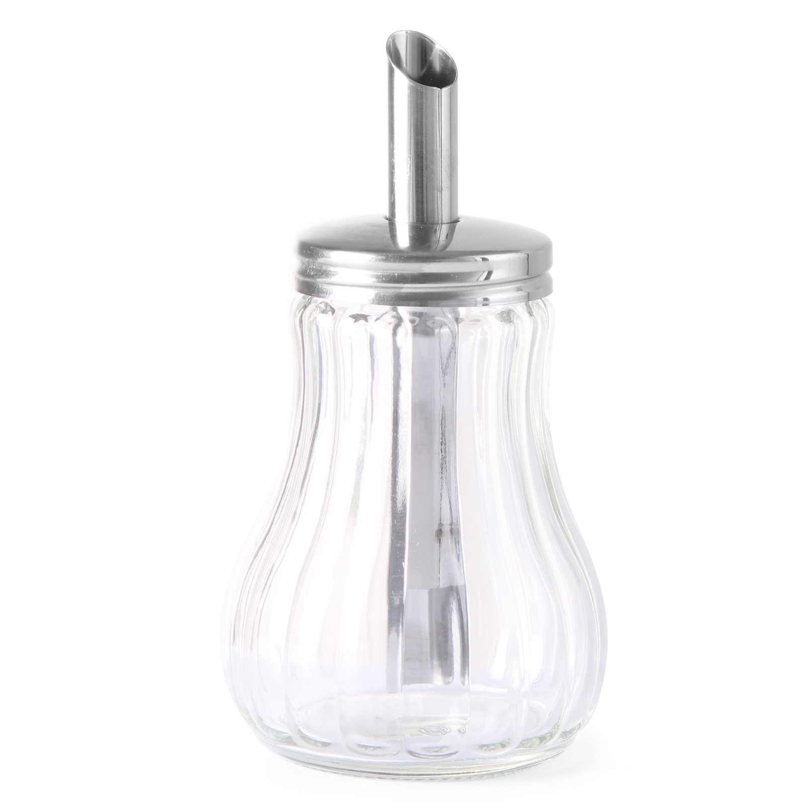 Cukiernica szklana z dozownikiem cukru śr. 80mm 200ml – Hendi 452400