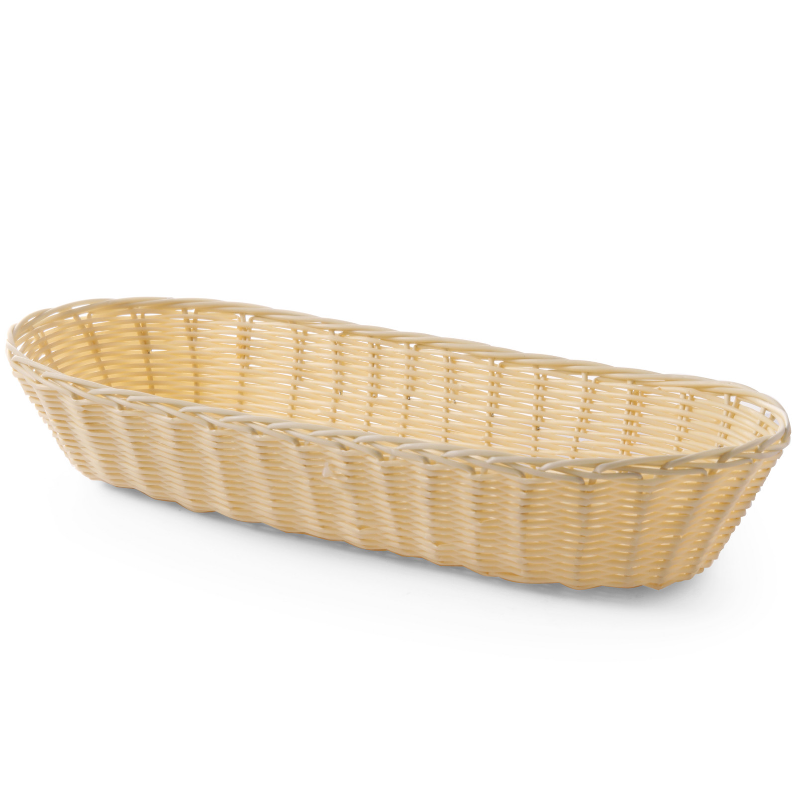Koszyk na pieczywo z polirattanu owalny 375x140x70mm – Hendi 426906