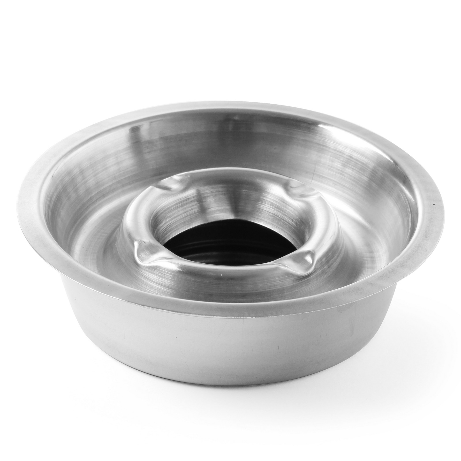 Popielniczka z rynną na popiół stal nierdzewna głęboka śr. 140mm – Hendi 440605 Popielniczka z rynną na popiół stal nierdzewna głęboka śr. 140mm – Hendi 440605