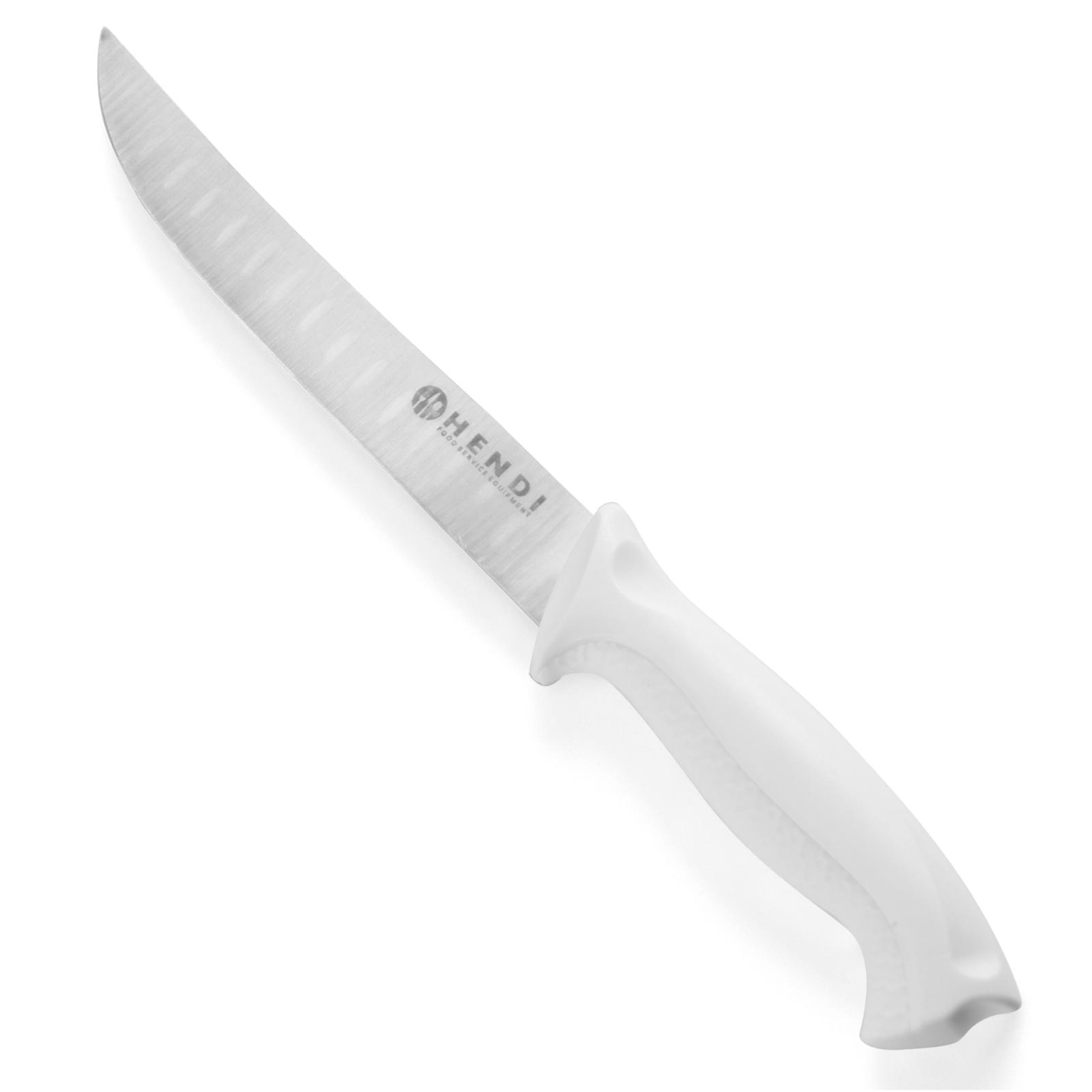 Nóż do nabiału sera szlif kulowy HACCP 230mm – biały – HENDI 842355 Nóż do nabiału sera szlif kulowy HACCP 230mm – biały – HENDI 842355