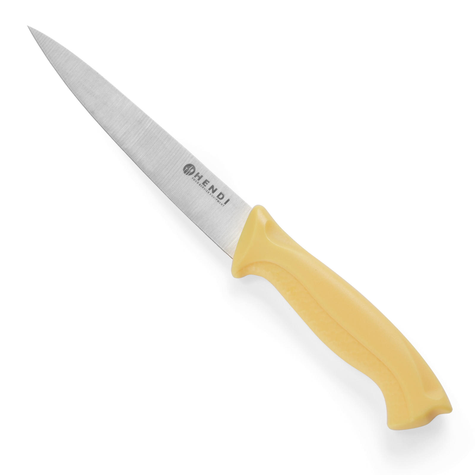 Nóż do filetowania drobiu HACCP 300mm – żółty – HENDI 842539
