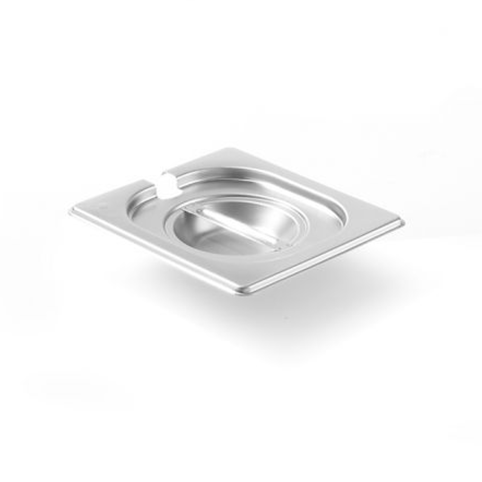 Pokrywka stalowa do GN Kitchen Line z wycięciem na chochlę GN 1/6 – Hendi 806968 Pokrywka stalowa do GN Kitchen Line z wycięciem na chochlę GN 1/6 – Hendi 806968