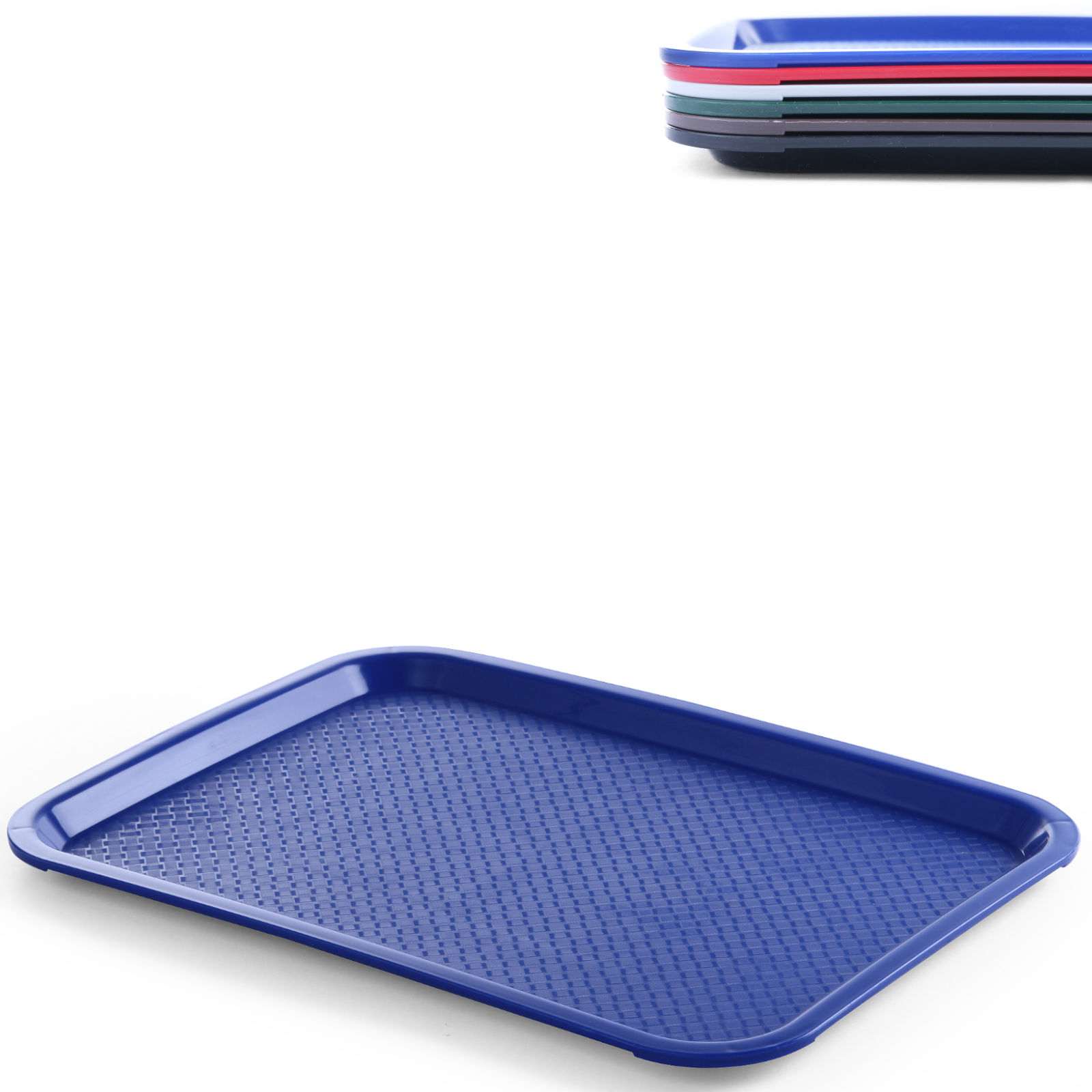 Taca z polipropylenu Fast Food 35x45cm – niebieska Taca z polipropylenu Fast Food 35x45cm – niebieska