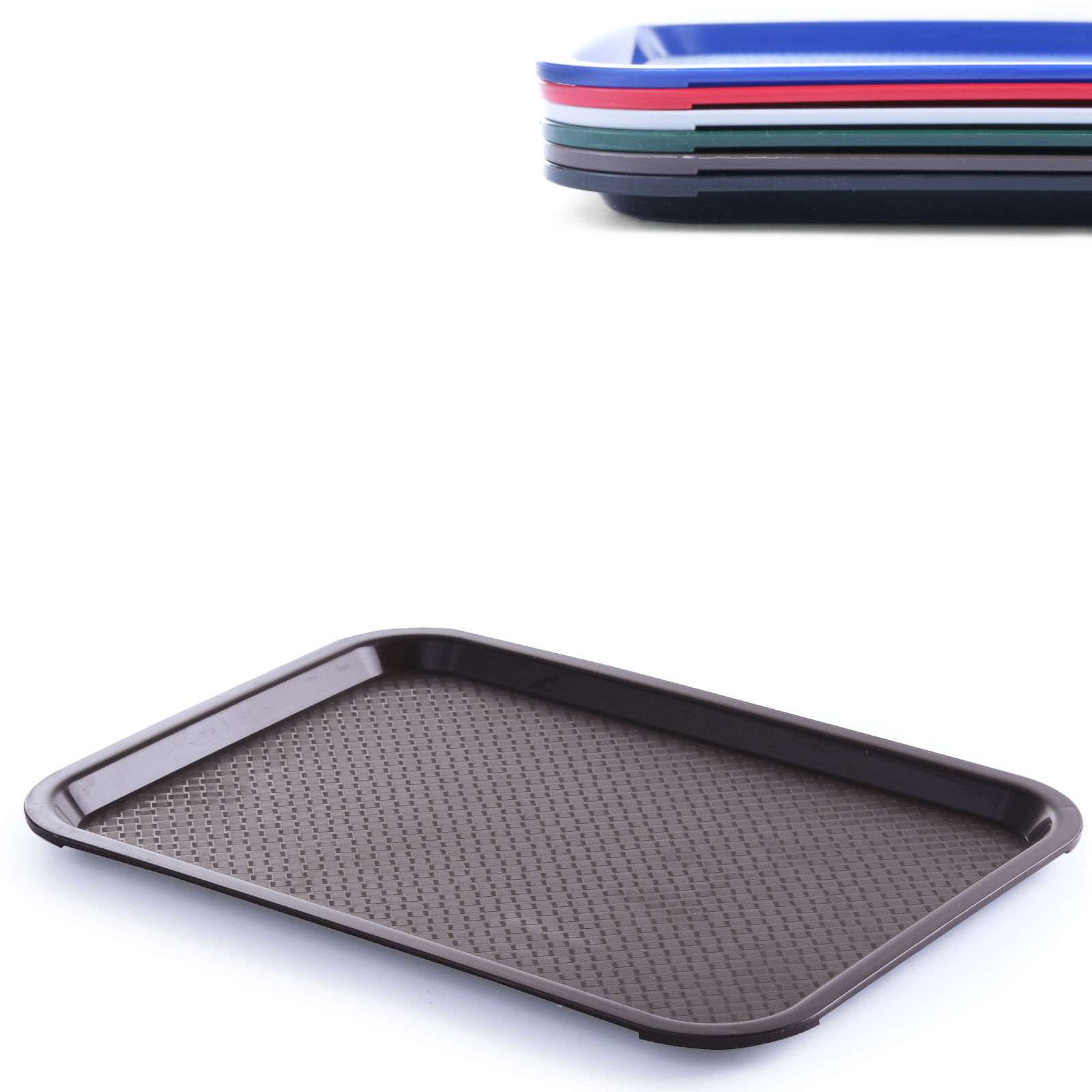 Taca z polipropylenu Fast Food 30.5×41.5cm – brązowa Taca z polipropylenu Fast Food 30.5×41.5cm – brązowa