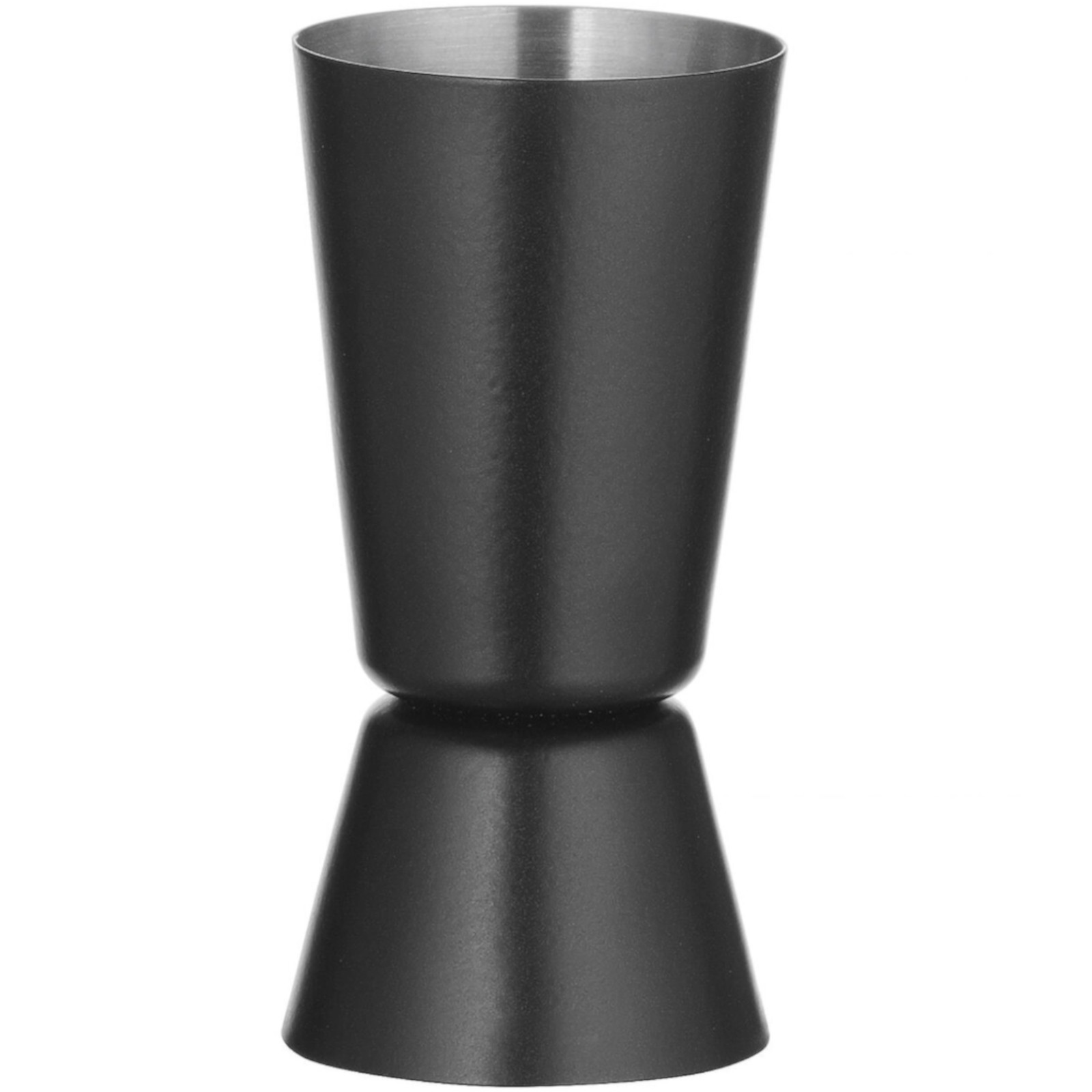 Miara barmańska dwustronna do drinków koktajli 25 ml 35 ml – czarna Miara barmańska dwustronna do drinków koktajli 25 ml 35 ml – czarna