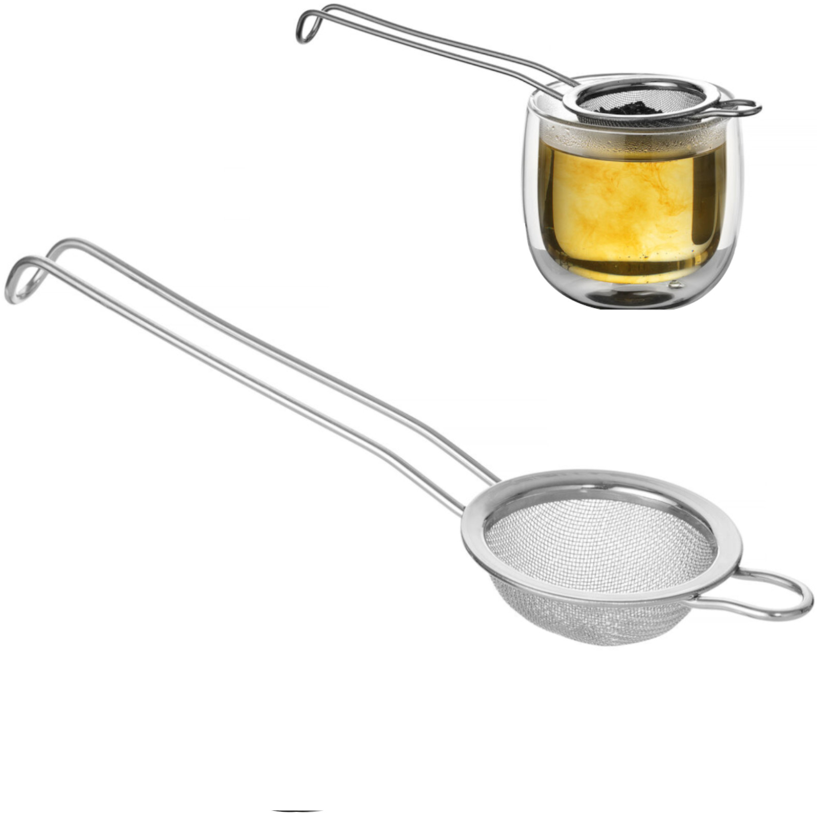 Sitko barmańskie do drinków koktajli stalowe śr. 65 mm Sitko barmańskie do drinków koktajli stalowe śr. 65 mm