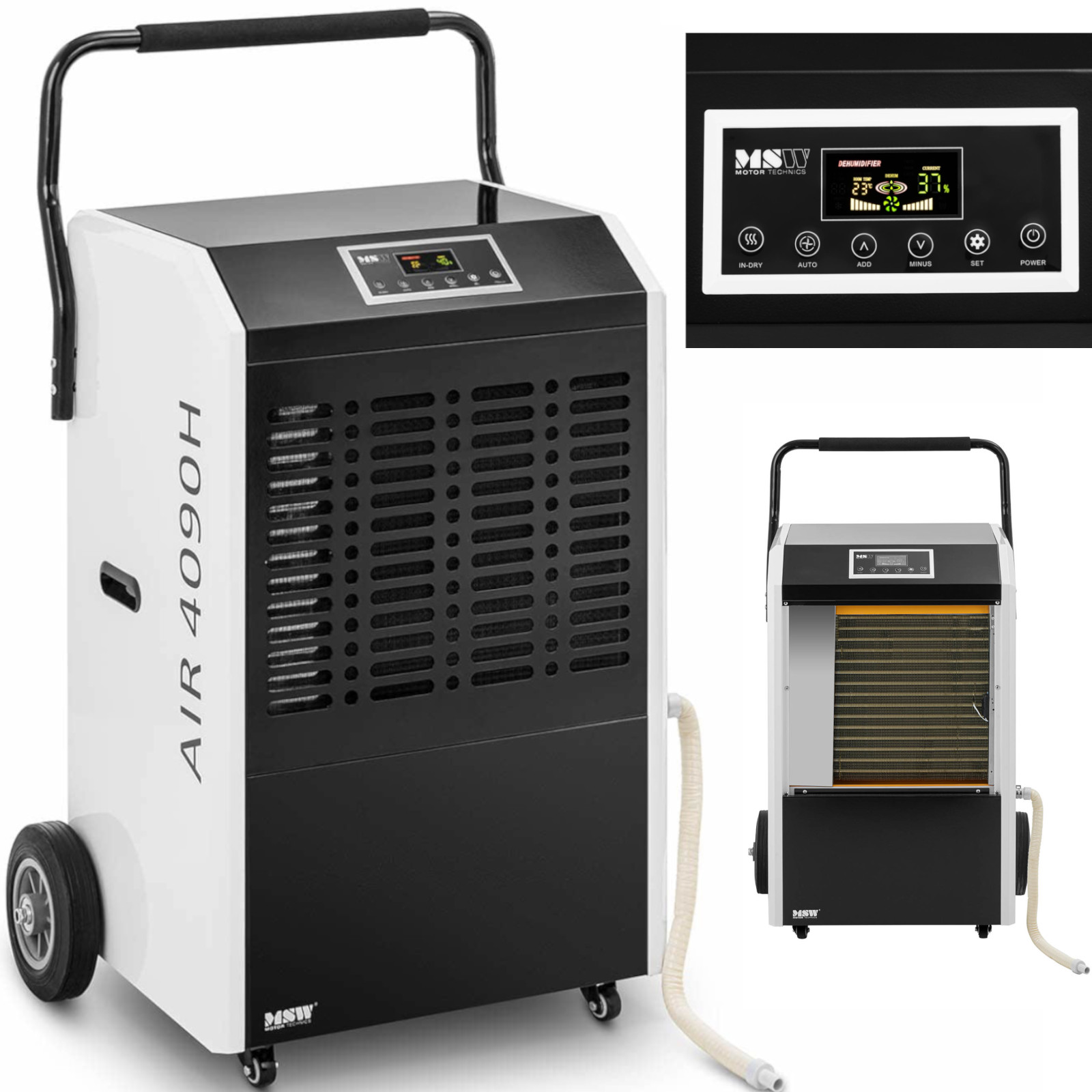 Osuszacz powietrza pochłaniacz wilgoci przemysłowy budowlany 1300 W 857 m3/h do 230 m2