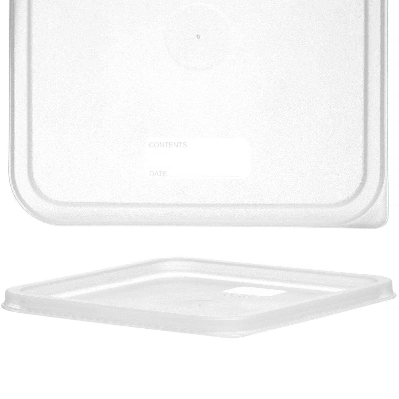 Pokrywka do pojemnika na żywność transparentna 235 x 235 mm – Hendi 870983