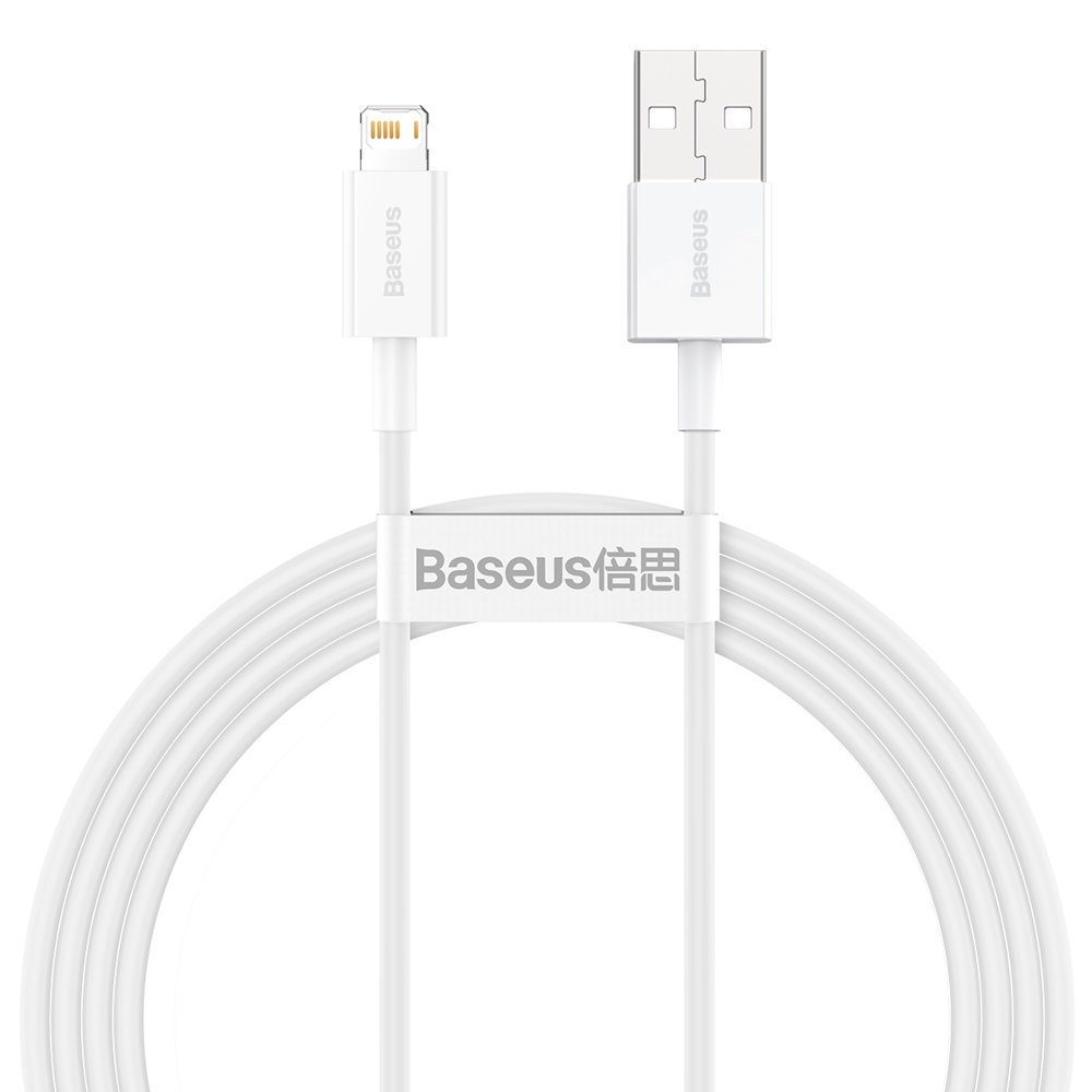 Kabel przewód Superior do iPhone USB – Lightning 1.5m – biały