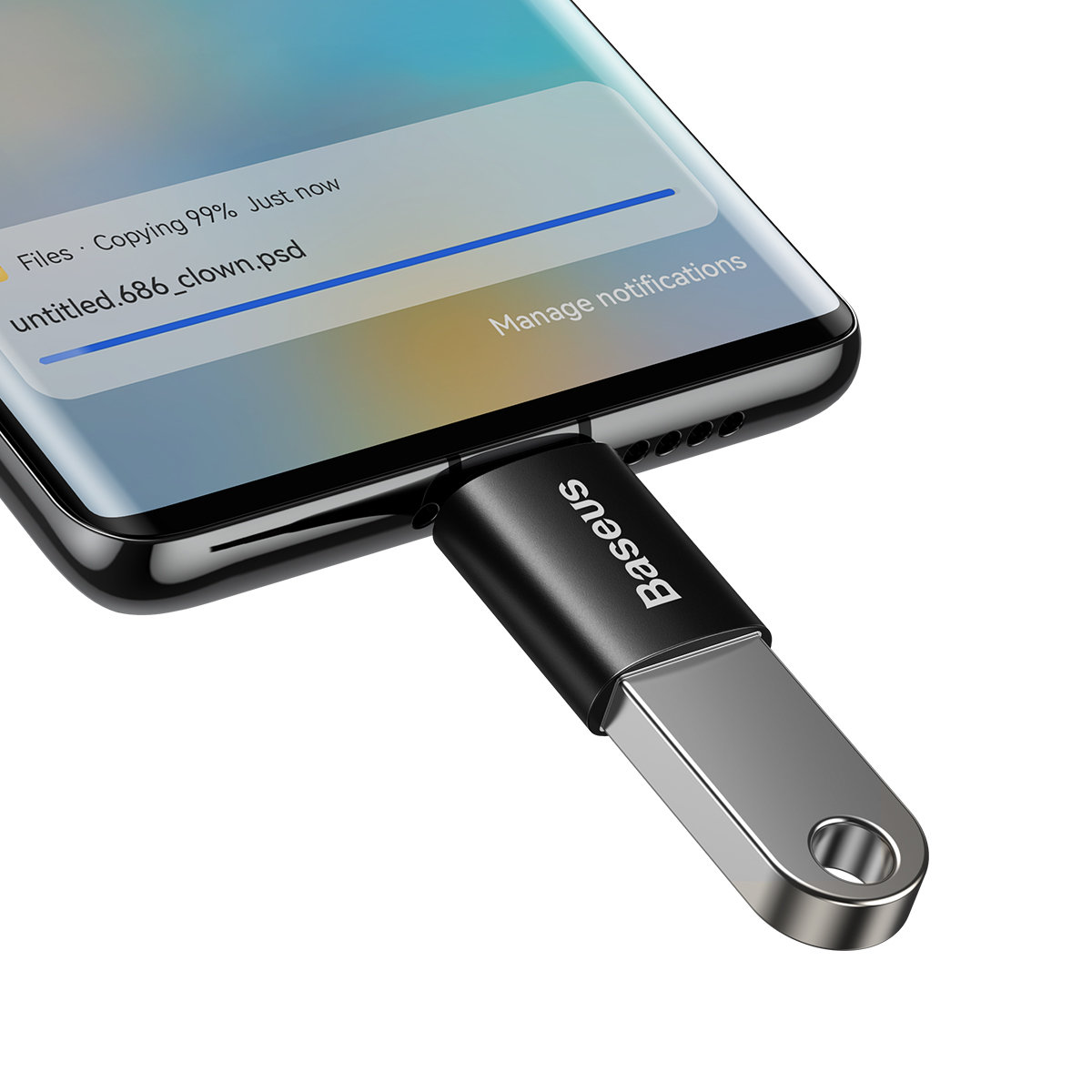 Przejściówka adapter Ingenuity Series z USB-C do USB-A 3.2 gen 1 – czarny Przejściówka adapter Ingenuity Series z USB-C do USB-A 3.2 gen 1 – czarny