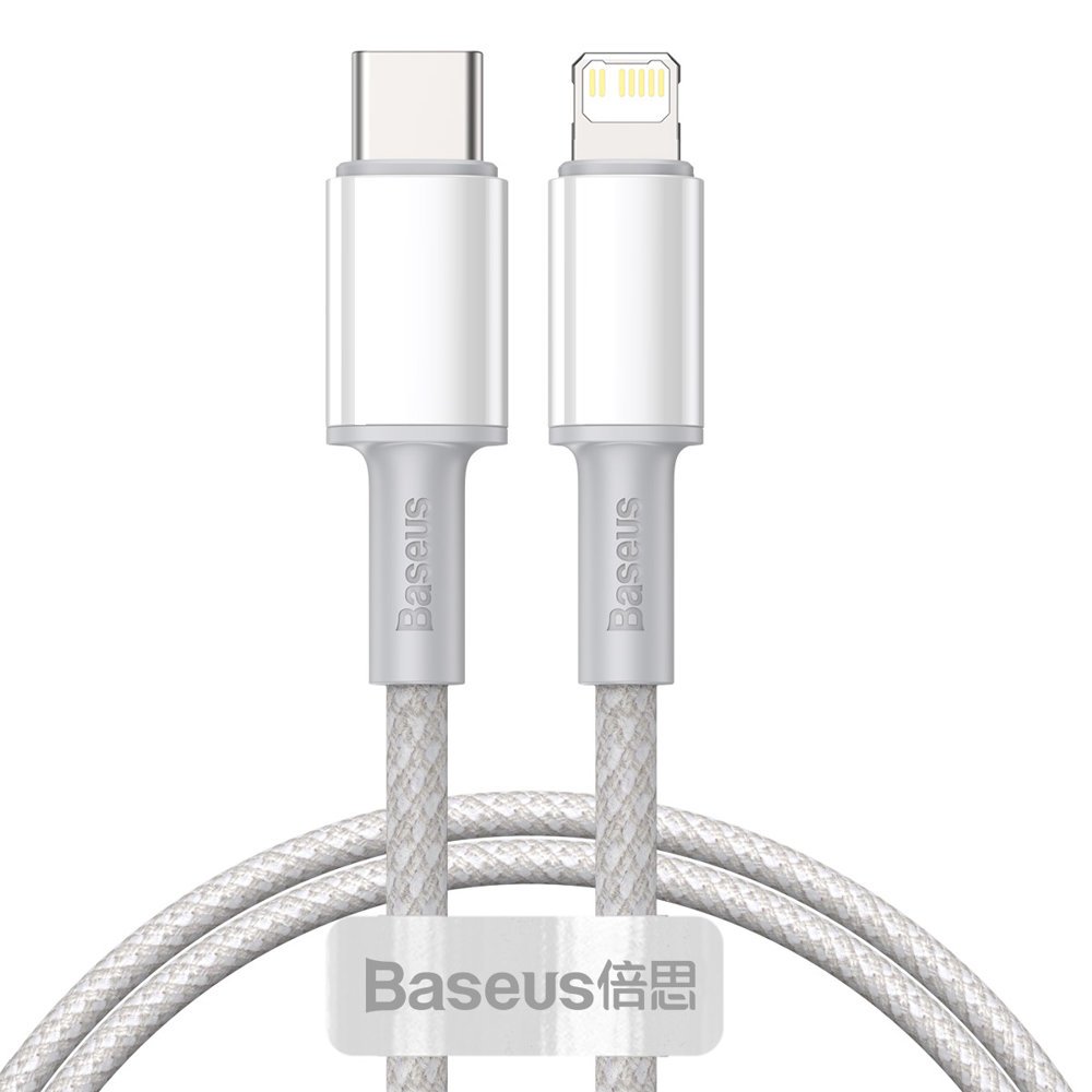 Kabel do szybkiego ładowania Iphone USB-C – Lightning Power Delivery 20W 1m biały