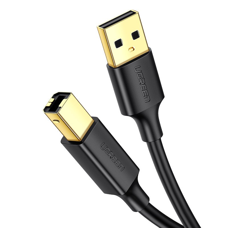 Kabel przewód do drukarki USB 2.0 – USB-B 1.5m czarny Kabel przewód do drukarki USB 2.0 – USB-B 1.5m czarny