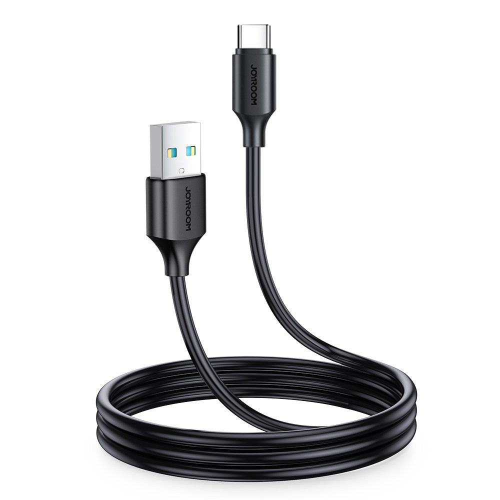 Kabel do ładowania i transmisji danych USB – USB Typ C 3A 1m czarny