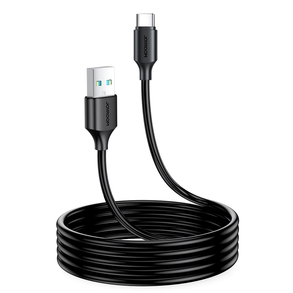 Kabel do ładowania i transmisji danych USB – USB Typ C 3A 2m czarny Kabel do ładowania i transmisji danych USB – USB Typ C 3A 2m czarny