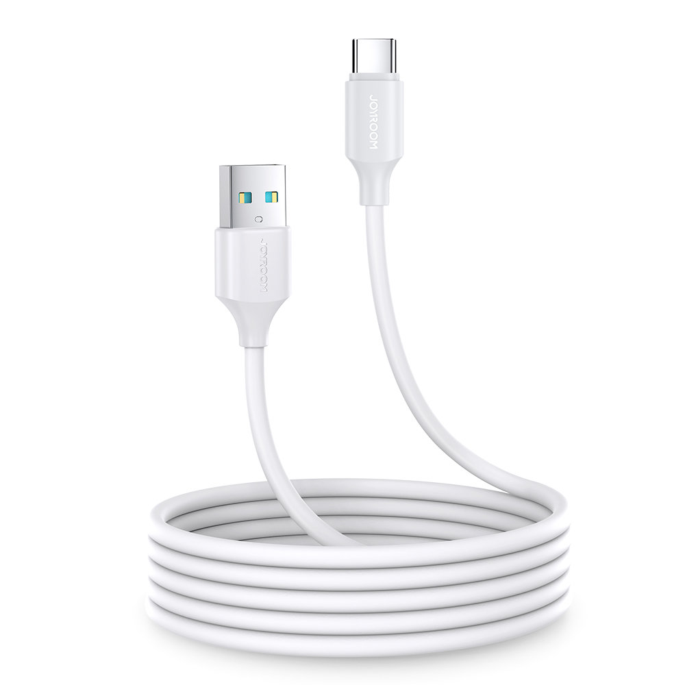 Kabel do ładowania i transmisji danych USB-A – USB-C 3A 2m biały Kabel do ładowania i transmisji danych USB-A – USB-C 3A 2m biały