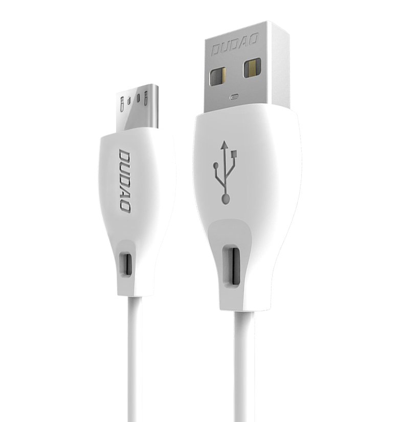 Przewód kabel USB – micro USB 2.4A 2m biały