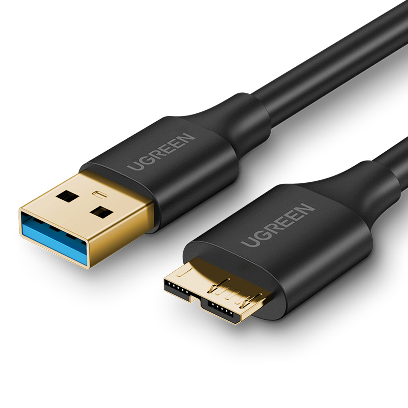 Kabel przewód do dysku USB-A 3.0 – Micro USB-B SuperSpeed 5Gb/s 2m czarny